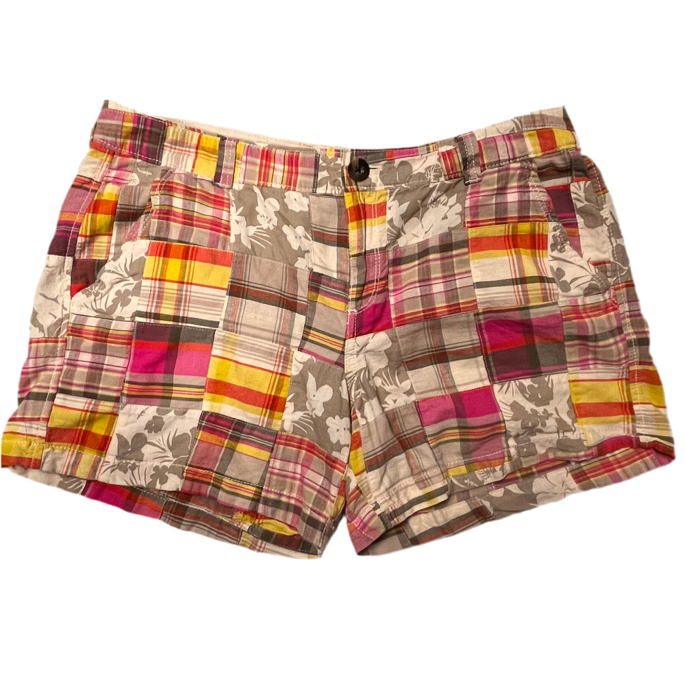 Old Navy Women's Multicolor Plaid Shorts